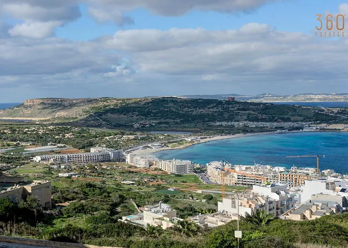 A Spacious 3br In Stunning Mellieha With Views By 360 Estates * Ghajn Zejtuna